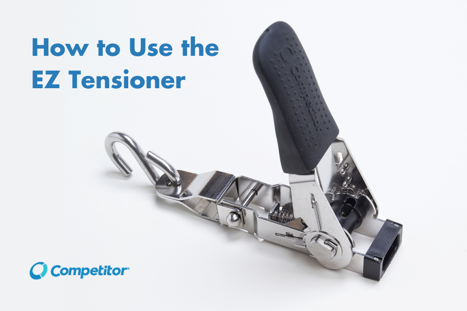 image with text "how to use our ez tensioner"